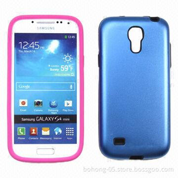 Silicone + Metal Cases for Samsung I9190, Various Colors Available